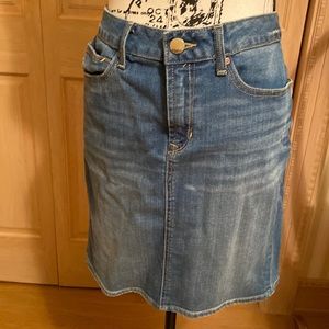 GAP 1969 Denim distressed Mini skirt size 30/10